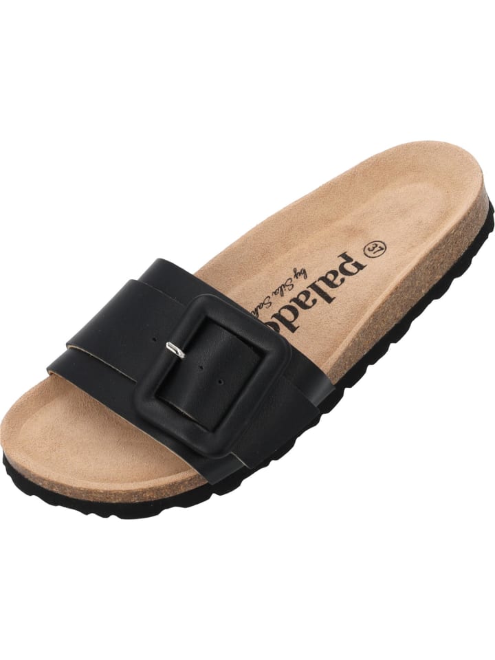 palado Pantoletten in Schwarz günstig kaufen