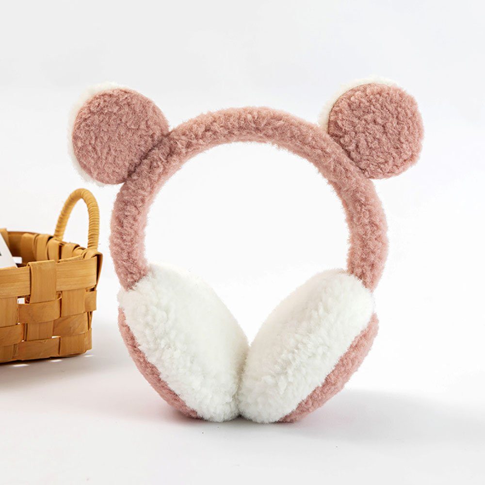 Buling Ohrenwärmer Ohrenwärmer Herbst und Winter Damen Plüsch Wind- und frostsicher Plush Ohrenschützer Earwarmer für den Outdoor-Sport
