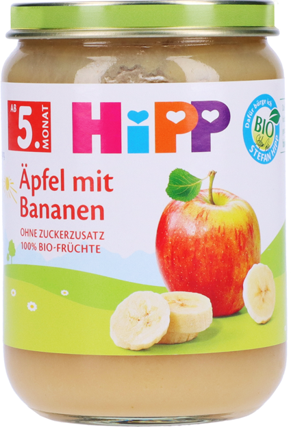HiPP Bio Äpfel mit Bananen