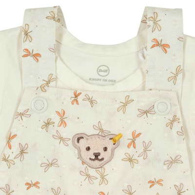 Set Hose + T-Shirt kurzarm, beige für Mädchen