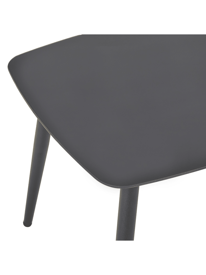 Beliani 3-tlg Bistro Set ZIRIA in Braun/Schwarz günstig kaufen onesize