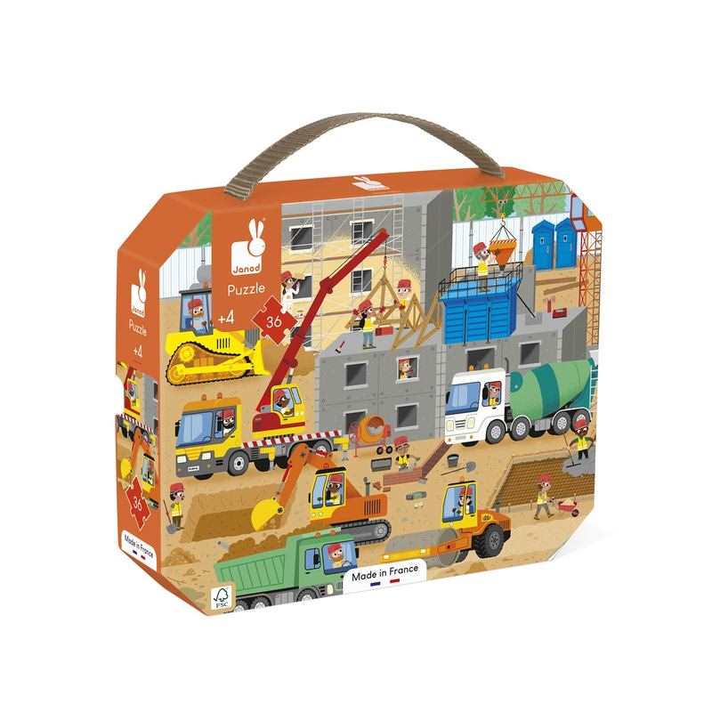 Puzzle chantier 36 pièces Janod