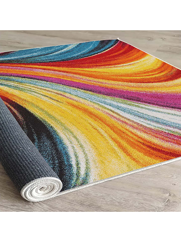 Mioli Kurzflor-Teppich in Bunt günstig kaufen