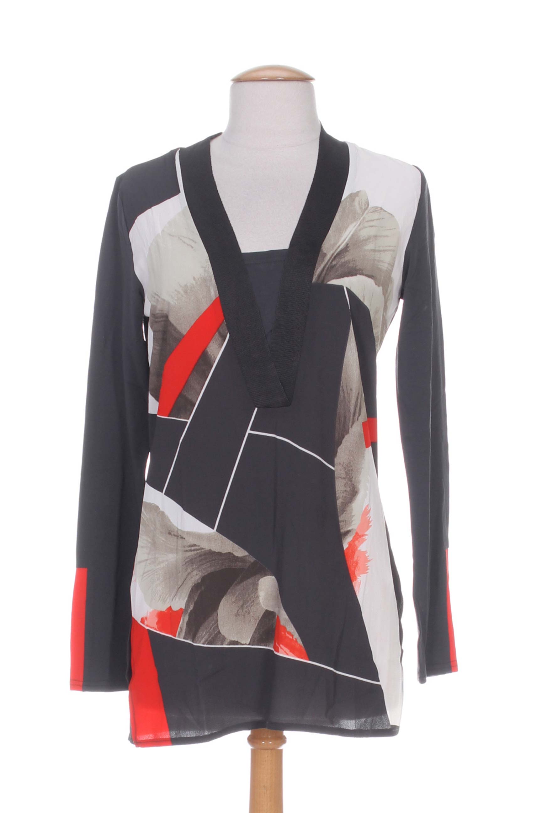 Miss Captain Tuniquemanchelongue Femme couleur gris
