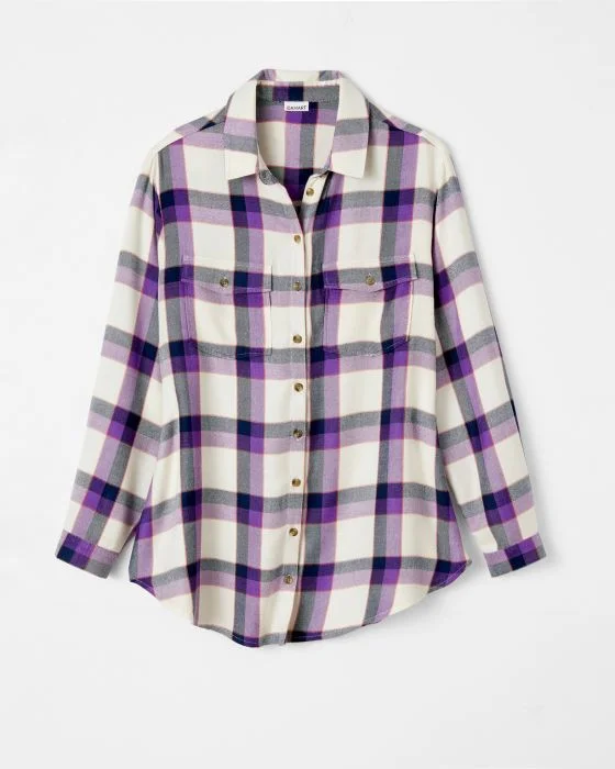 Chemise tunique à carreaux