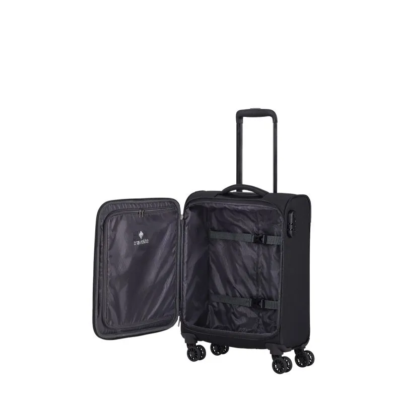 Travelite CHIOS Kabinengepäck mit 4 Rollen - Schwarz