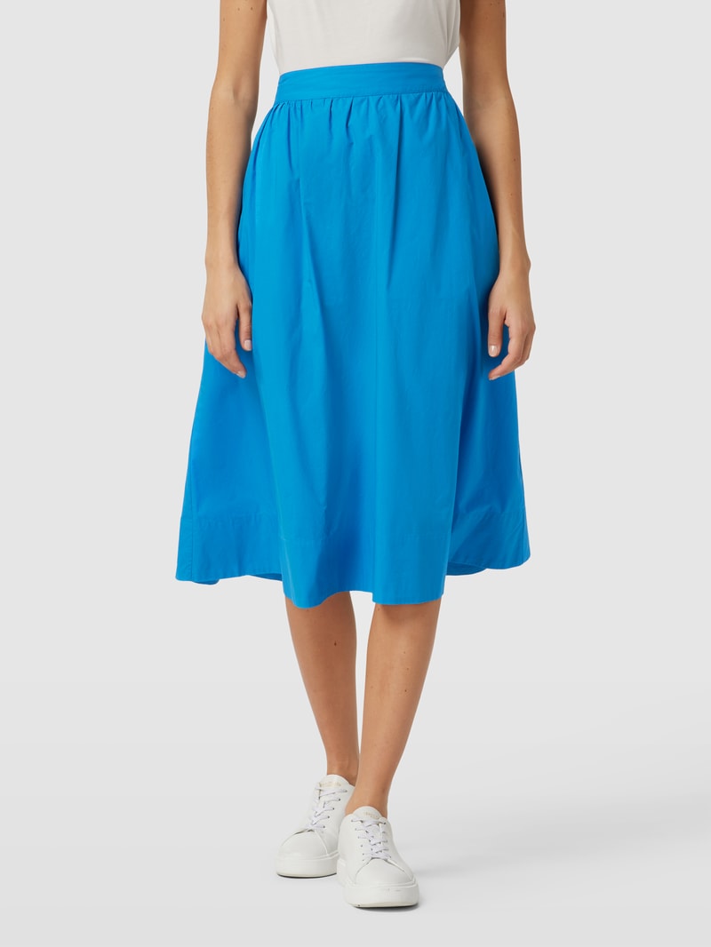 Midirock in A-Linie Modell 'JASIN' in royalblau