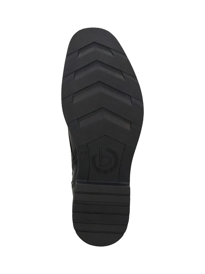 Bugatti Leder-Boots in Anthrazit günstig kaufen