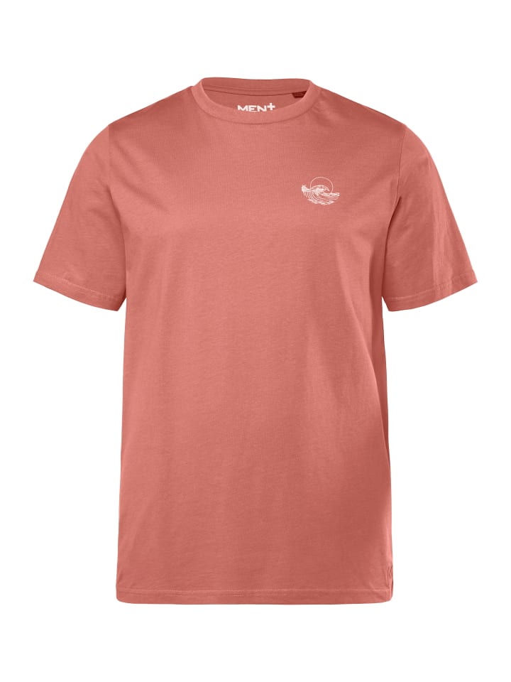 Men Plus Kurzarm T-Shirt in nougat günstig kaufen