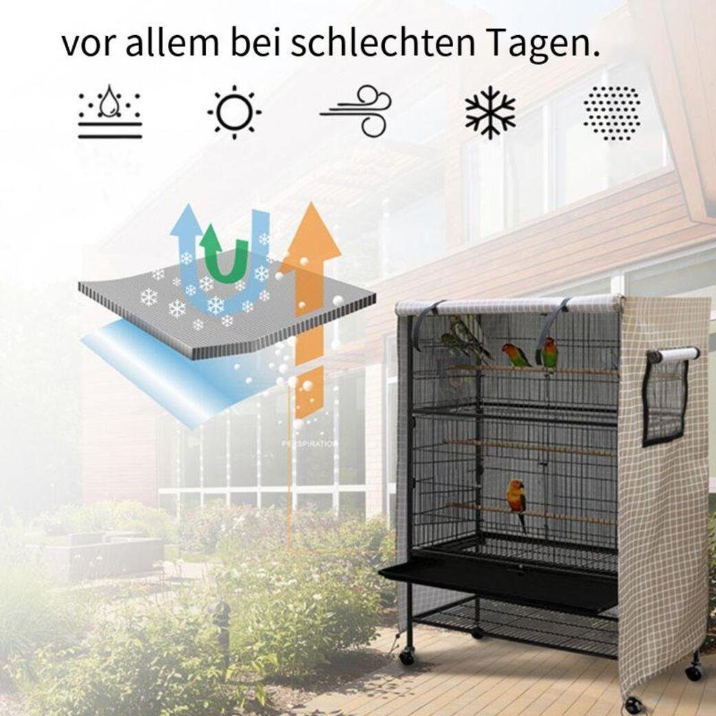 Devenirriche Vogelkäfig Universal Papagei Käfig Abdeckung Waschbar Gute Nacht Vogelkäfig