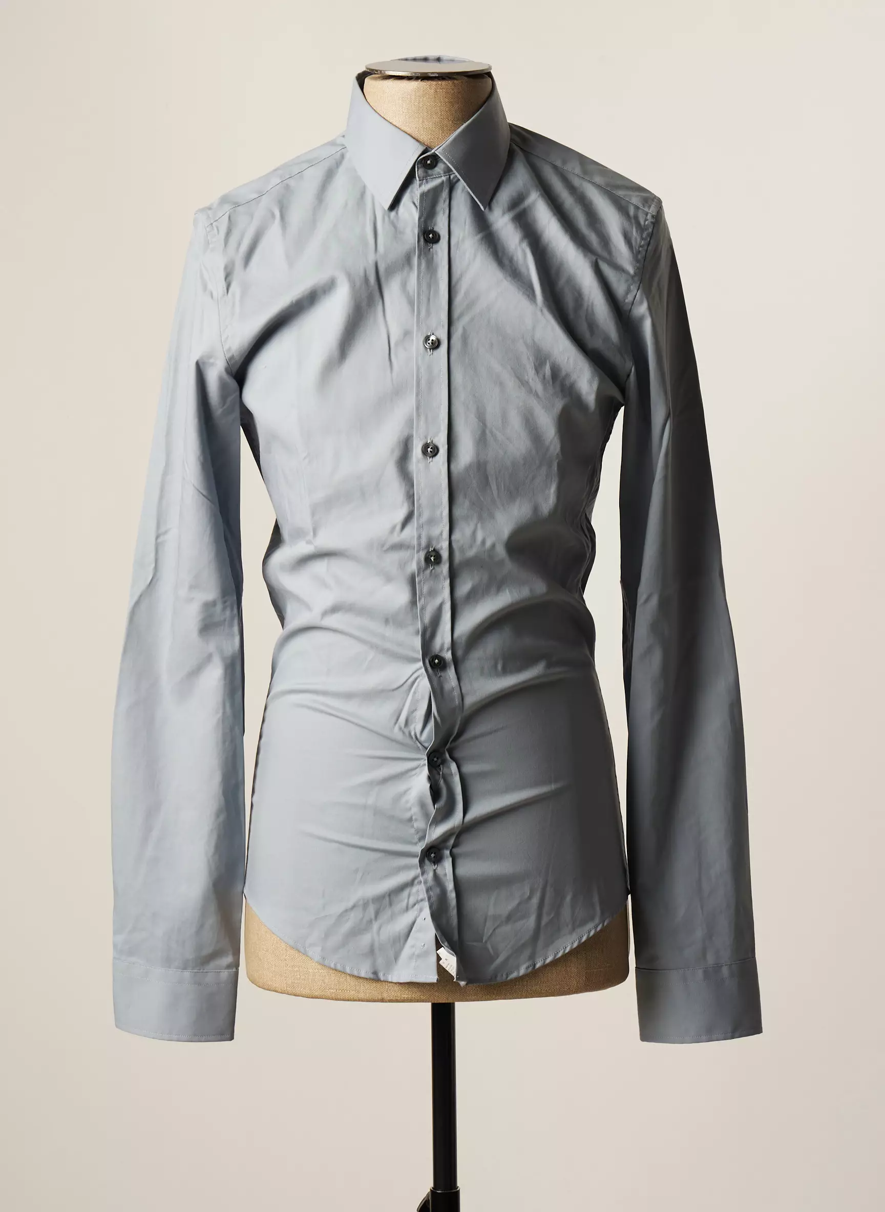 Seiden Sticker Manches Longues Homme couleur gris