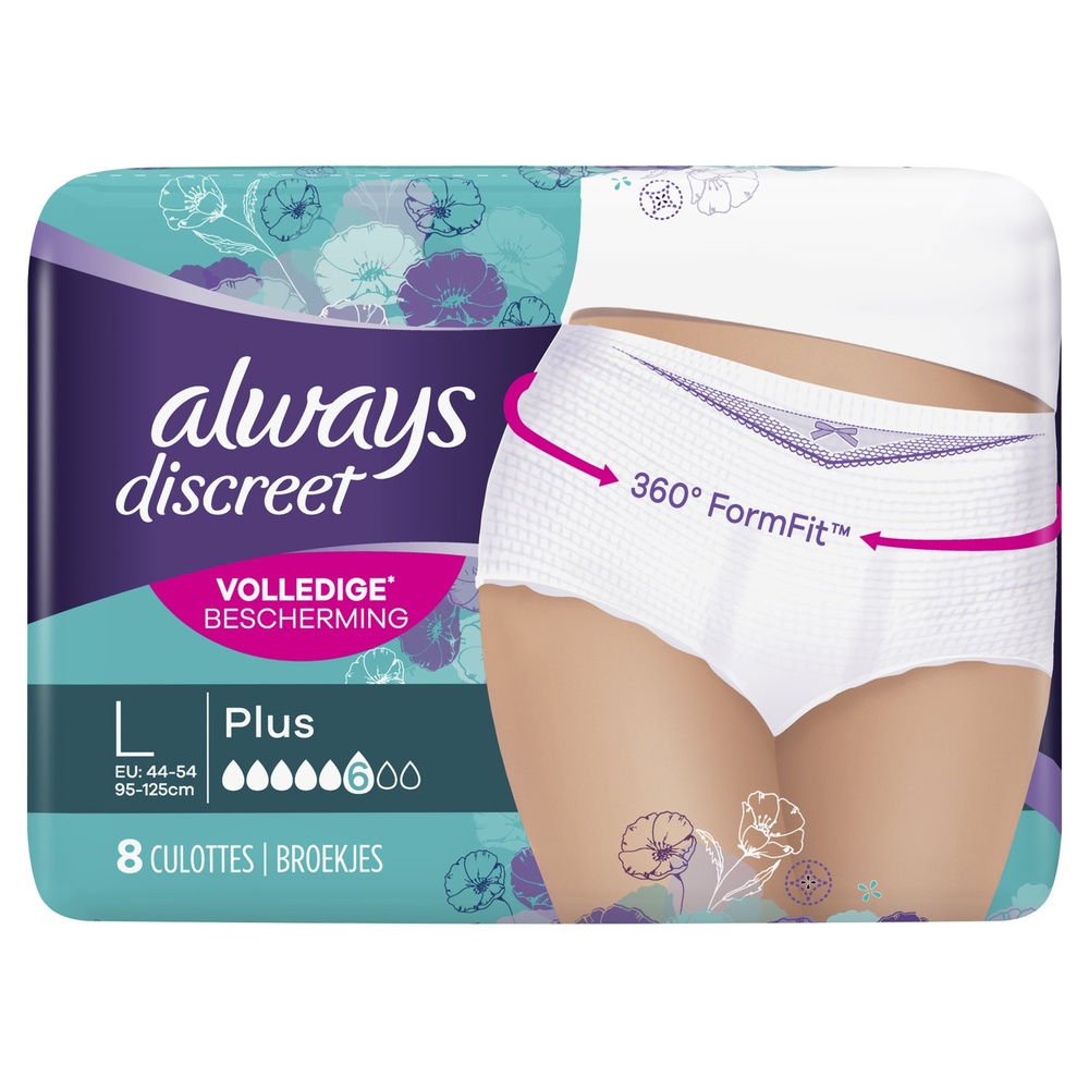 always Always Discreet Normal Culotte Incontinence L Culottes Pour Fuites Urinaires