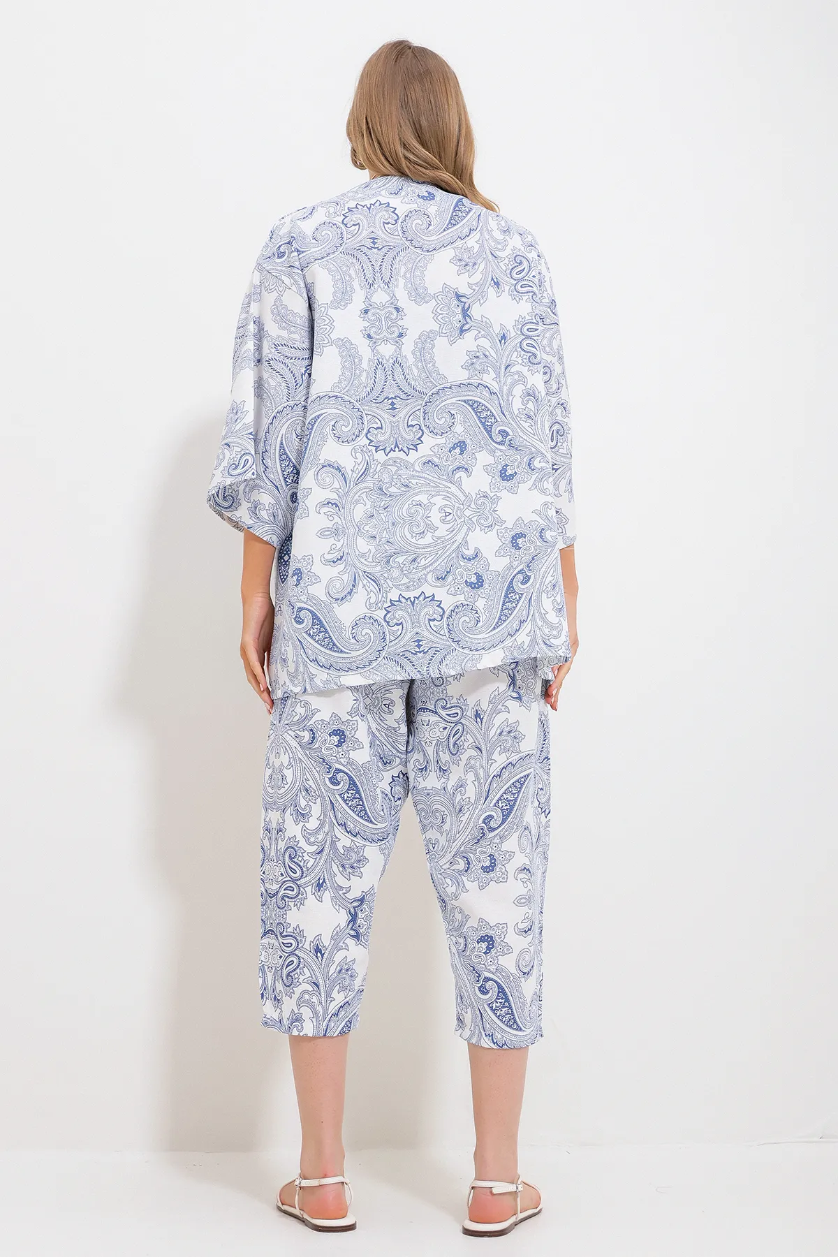 Trend Alaçatı Stili  Zweiteiler - Dunkelblau - Regular Fit