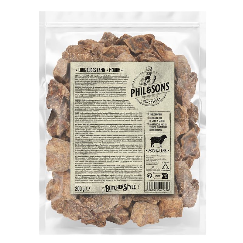 Phil & Sons Lungenwürfel Lamm