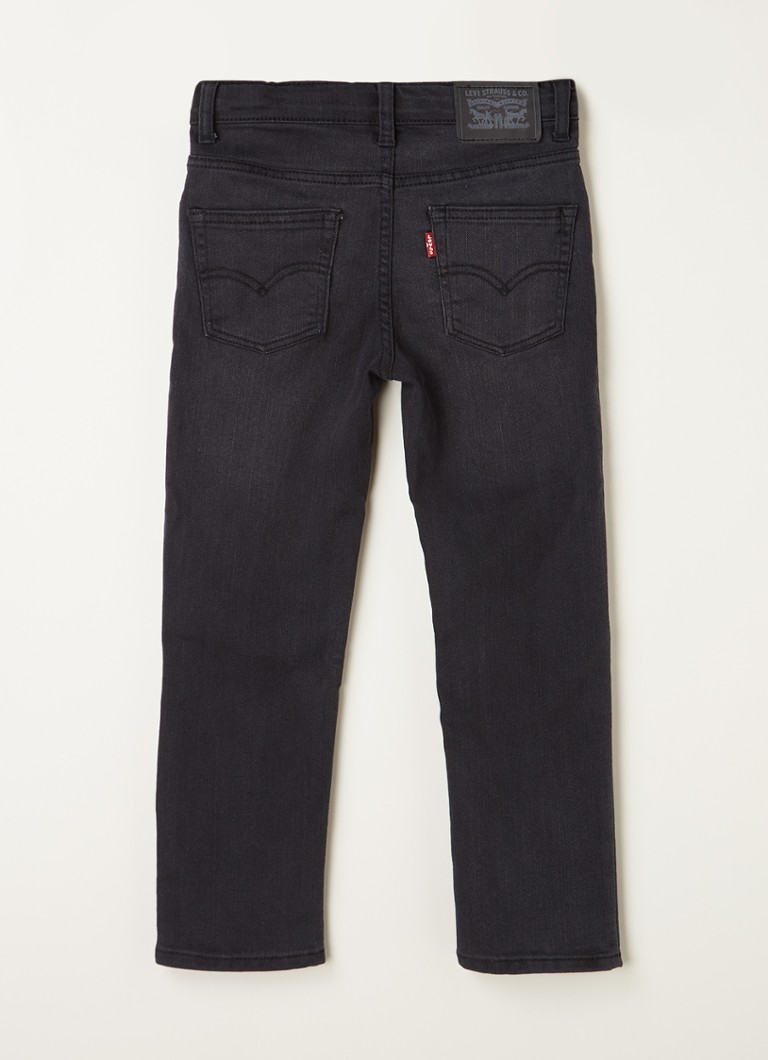 Blugi Levi's 512, mulați, colorați, cu talie elastică.