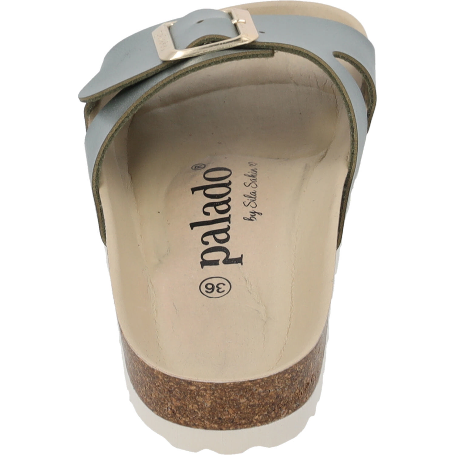 Palado Tinos BEGS by Sila Sahin, Pantoletten, Damen, Olive Metallic
