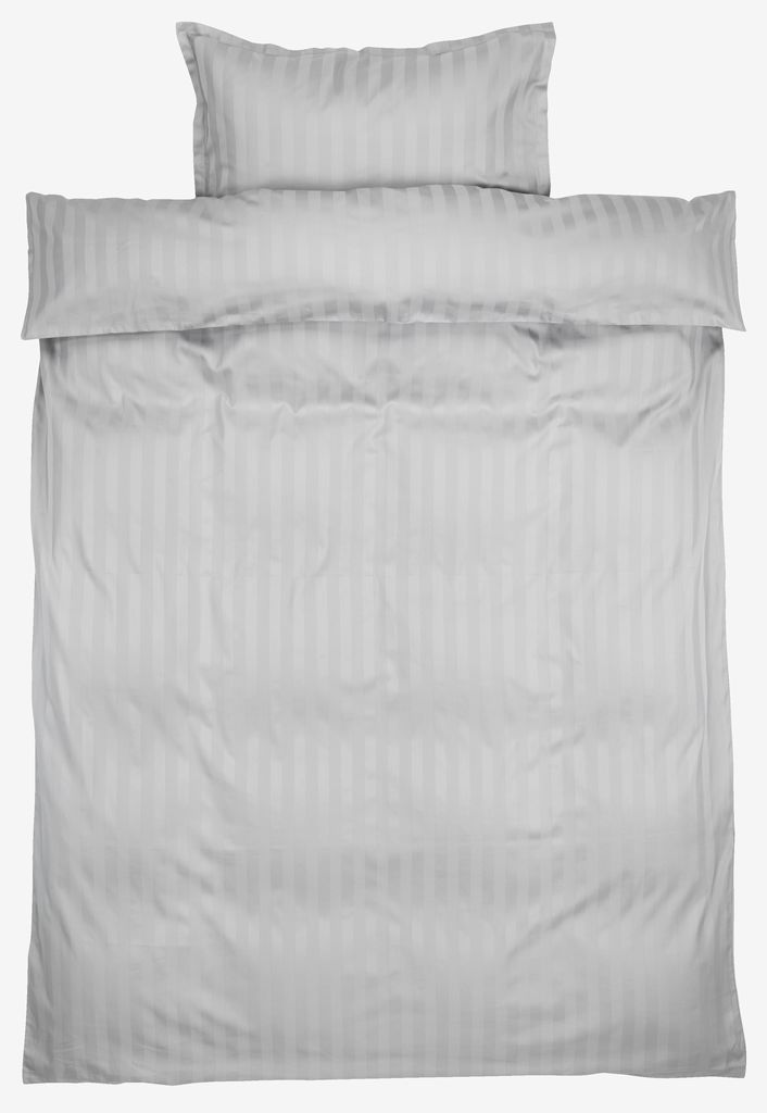 NELL Gold NELL satin bedding set 140x200 light gray