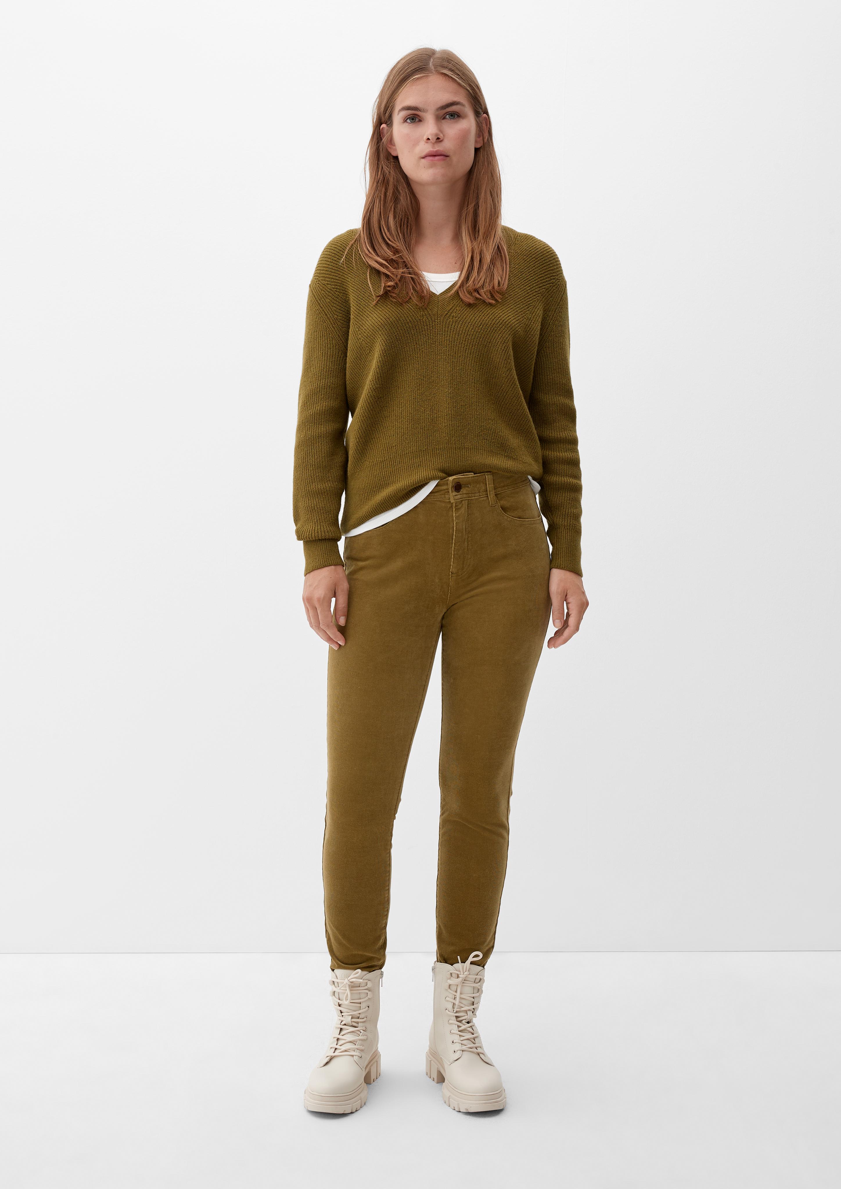 Slim: Hose aus Feincord  2121474-7734