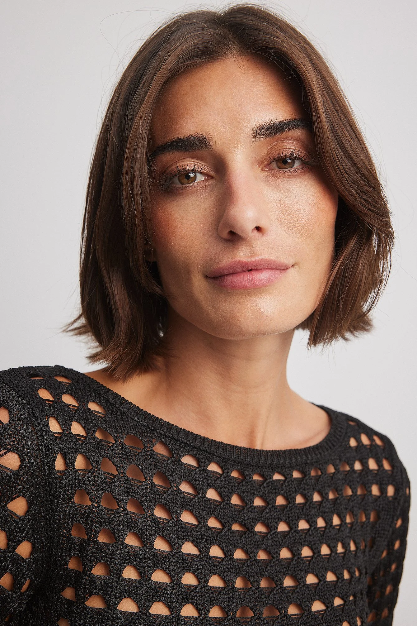 Gehäkelter Strickpullover