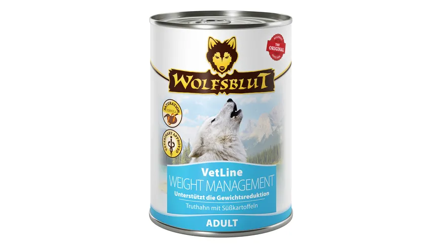 Wolfsblut Hundenassfutter VetLine Weight Management 395 g