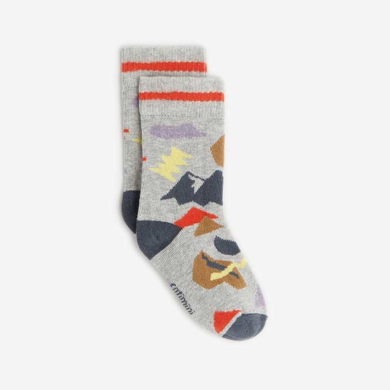 Chaussettes à imprimés bébé garçon blanches cassé Catimini