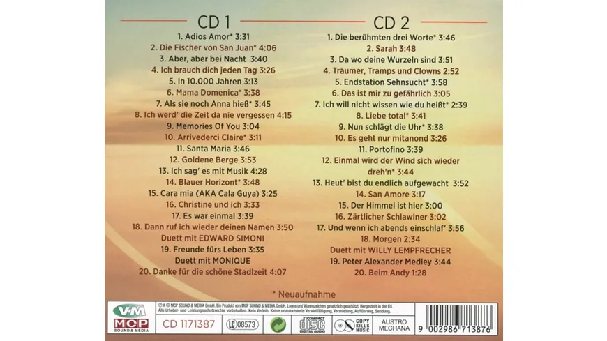 Meine schönsten Lieder-40 Jahre 40 Hits