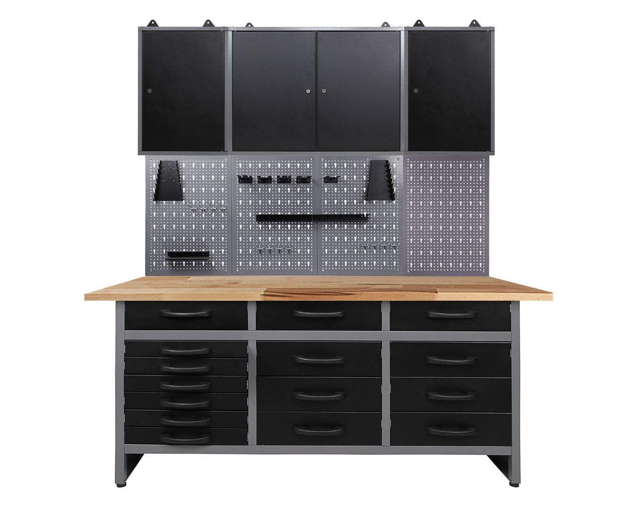 Ondis24 Ondis24 Werkstatt Set Konny 160 cm 3 Schränke