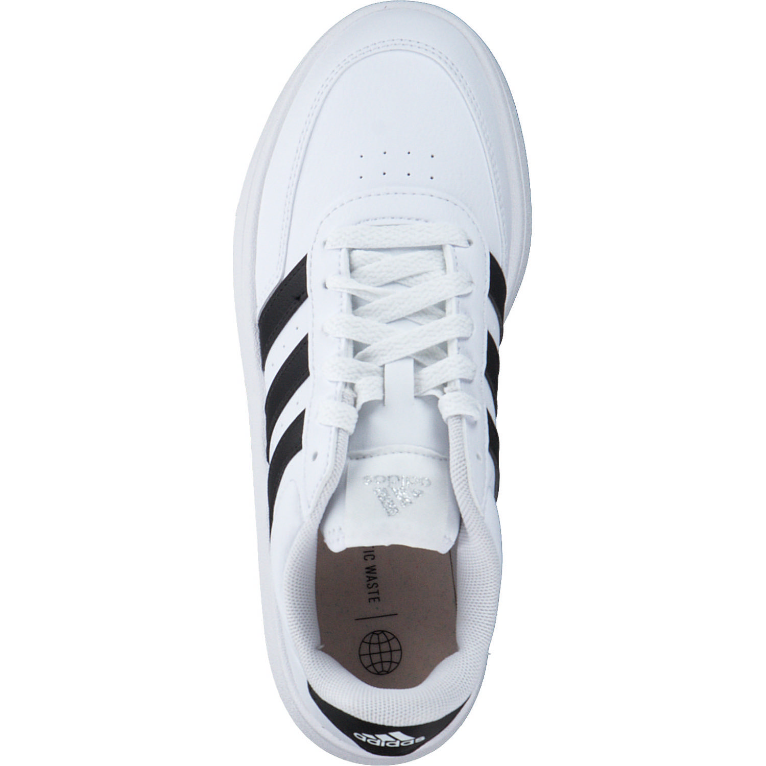 Adidas Breaknet 2.0 W, Sneakers Low, Damen, white/black/silver