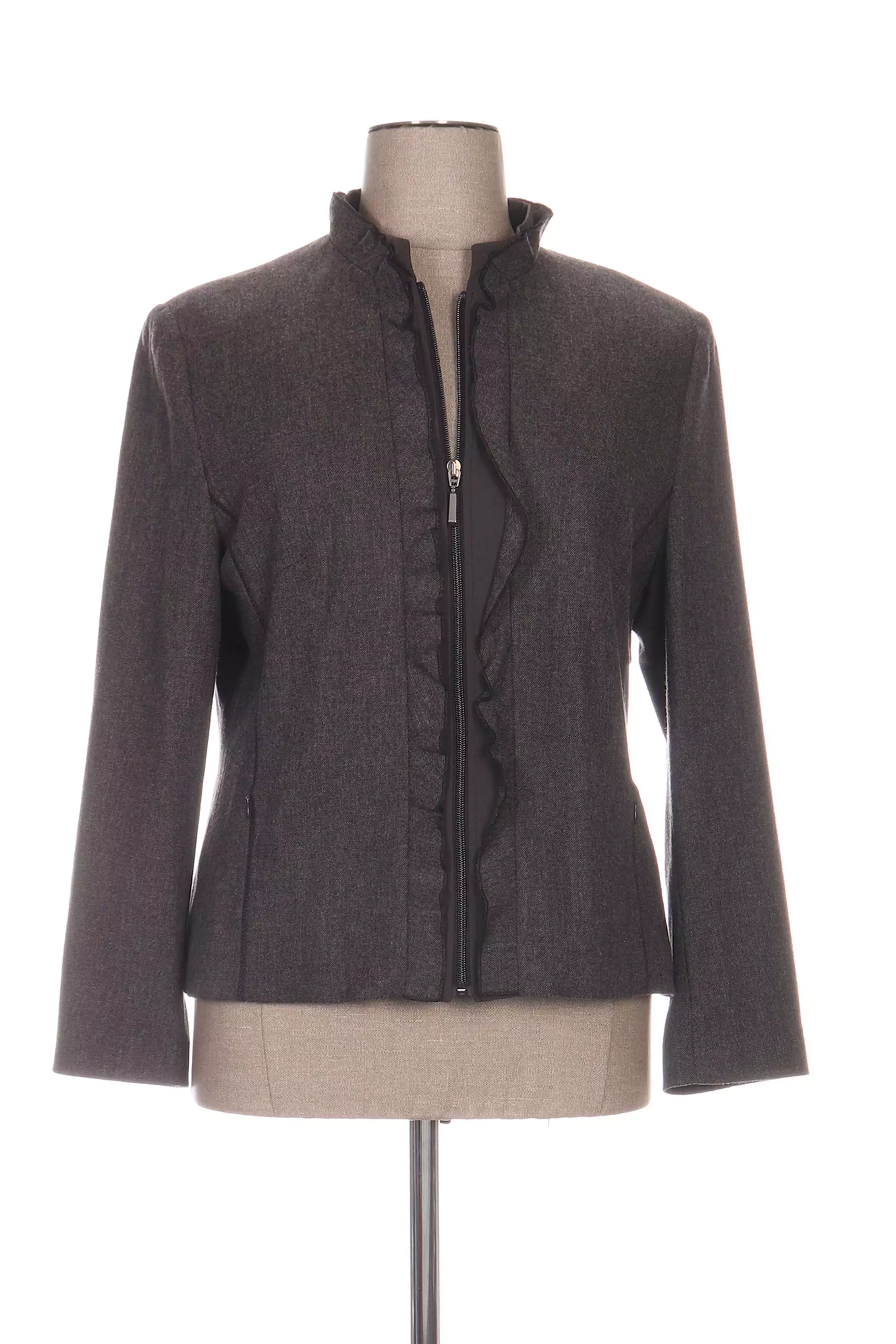 Frank Walder Vestechic Femme couleur gris