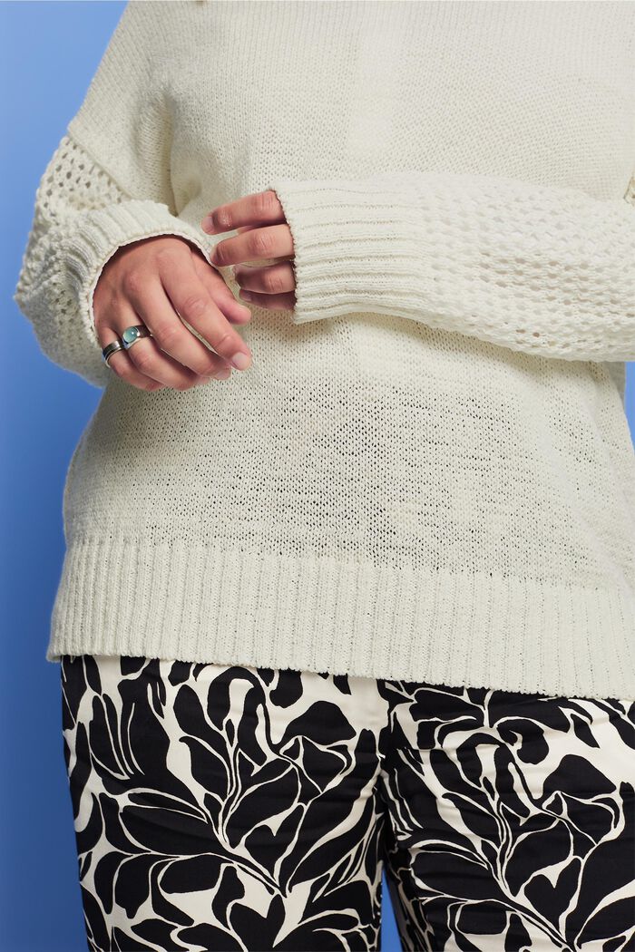 CURVY Lockerer Strickpullover