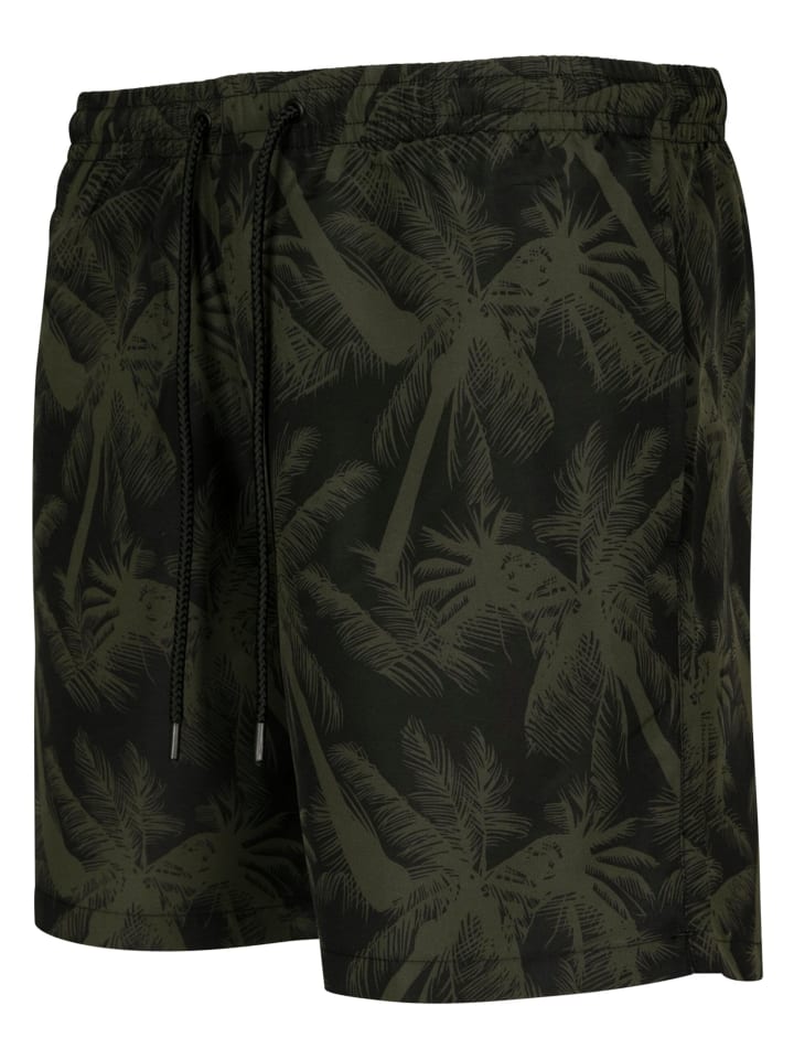 Urban Classics Urban Classics Badeshorts in palm/olive günstig kaufen