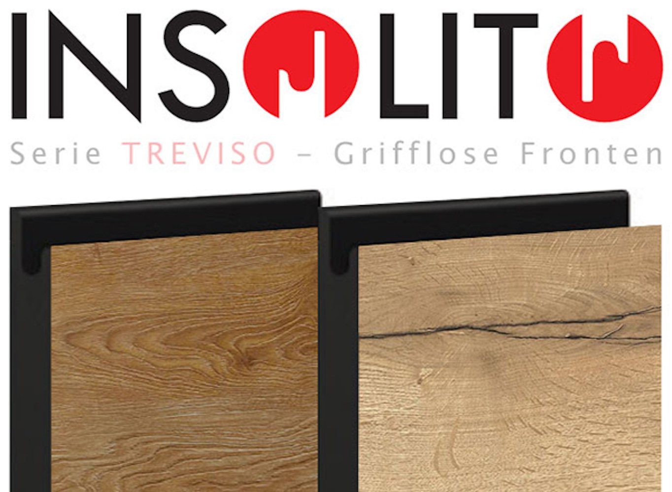 Feldmann-Wohnen Sockelblende Treviso, 60cm Front- und Sockelfarbe wählbar grifflos vollintegriert