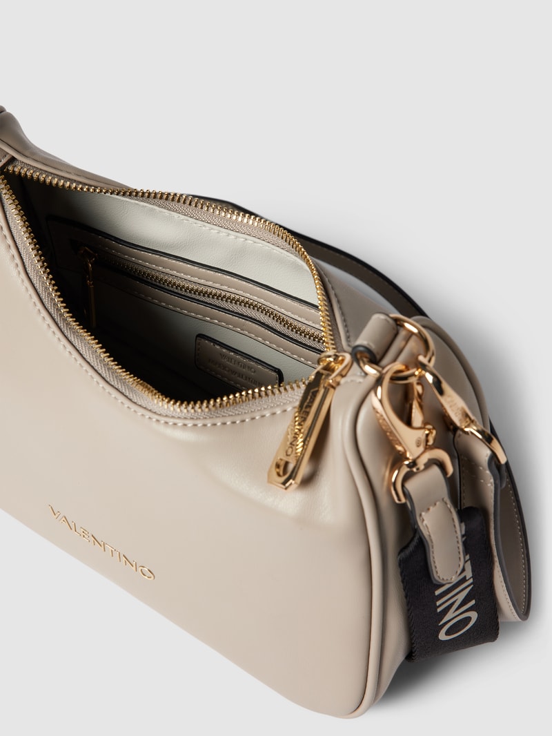 Handtasche mit Label-Applikation Modell 'CHAMONIX RE' in hellgrau