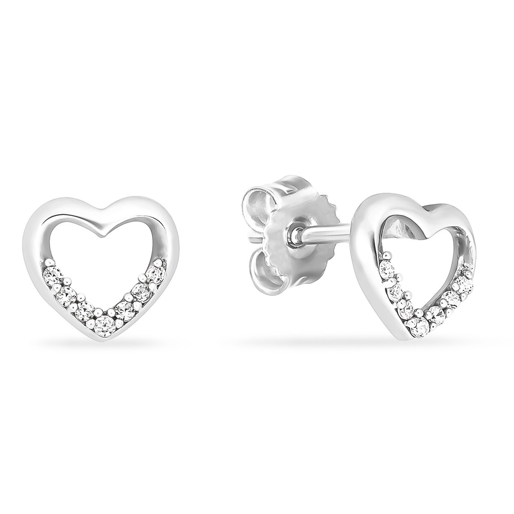 FAVS Boucles d'oreilles à fermoir à poussette 925 Argent Boucles d'oreilles