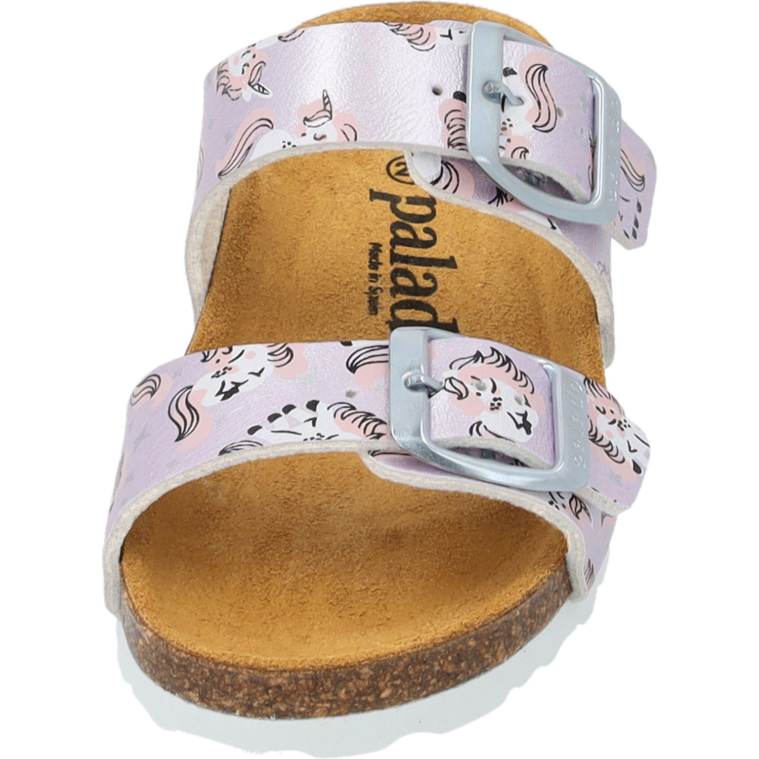 Palado Kids Samos G Print, Pantoletten, Kinder, Hellrosa Metallic Unicorn