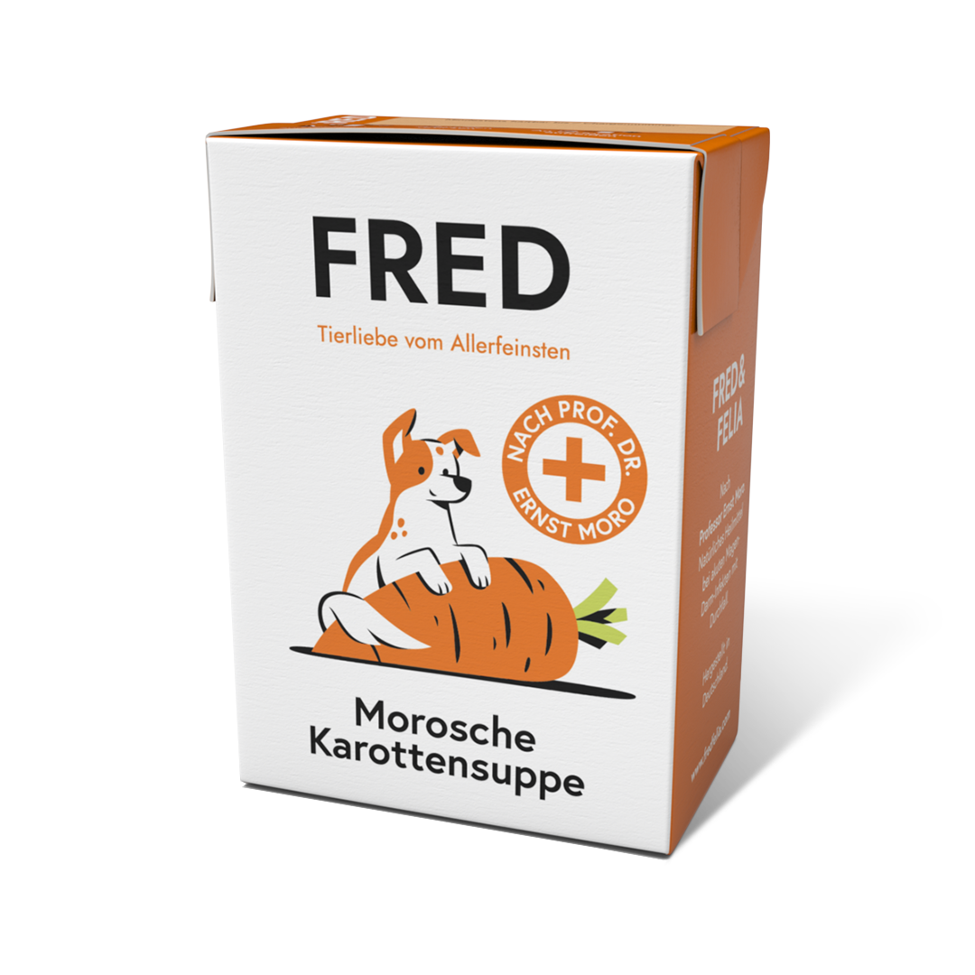 Fred & Felia Hundenassfutter Fred & Felia FRED Morosche Karottensuppe 10x200g