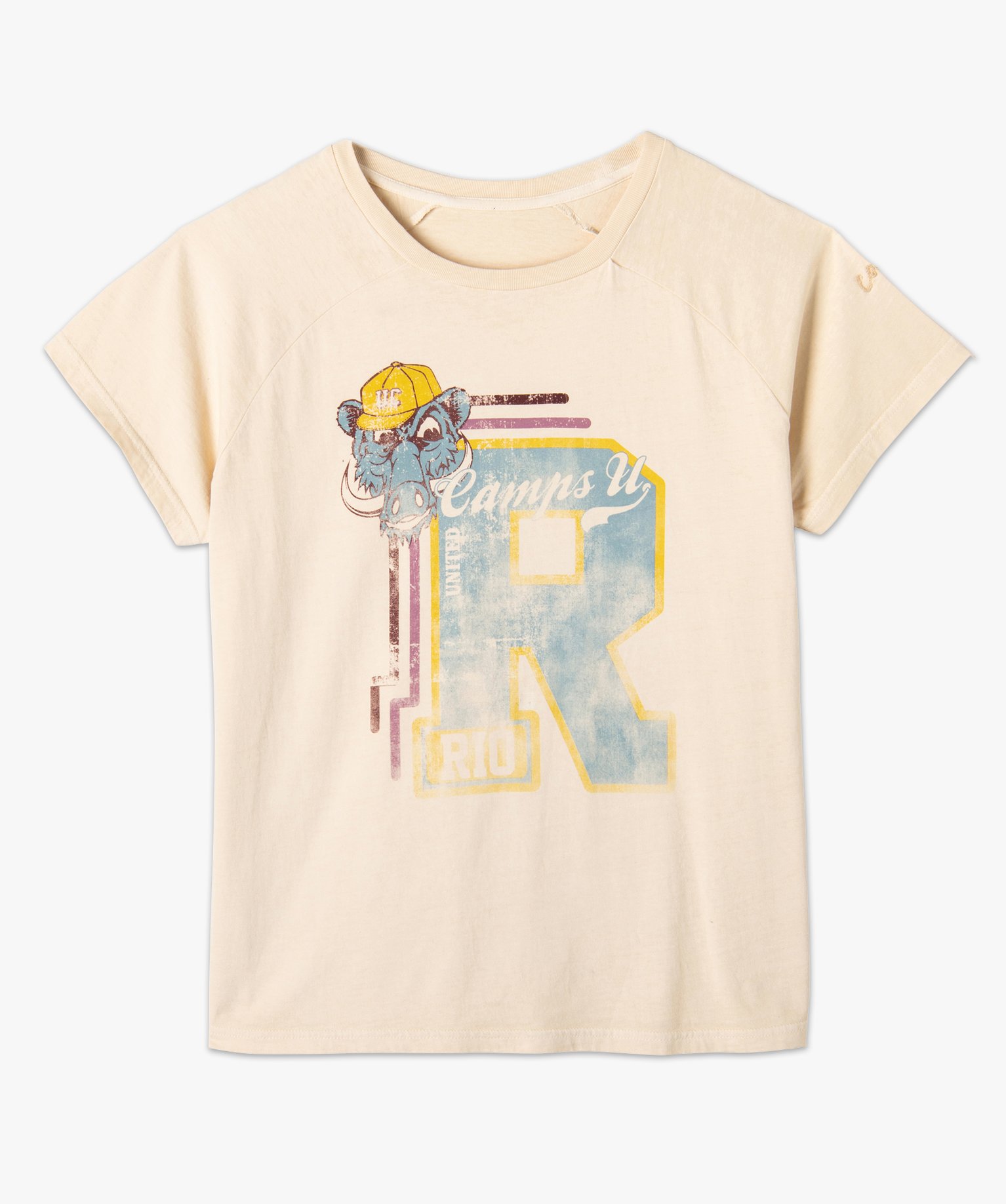 Tee-shirt femme avec large motif – Camps United | GEMO