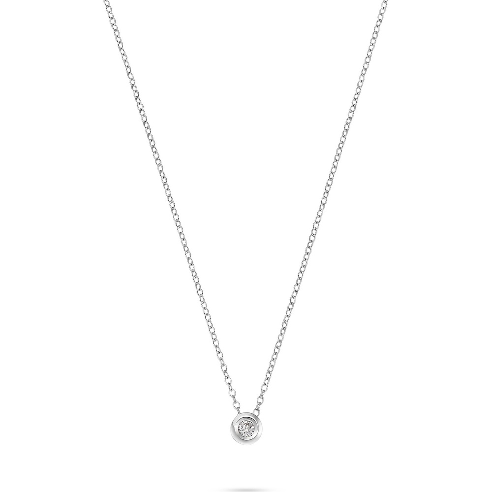Valeria Chaînette 375 Or blanc collier