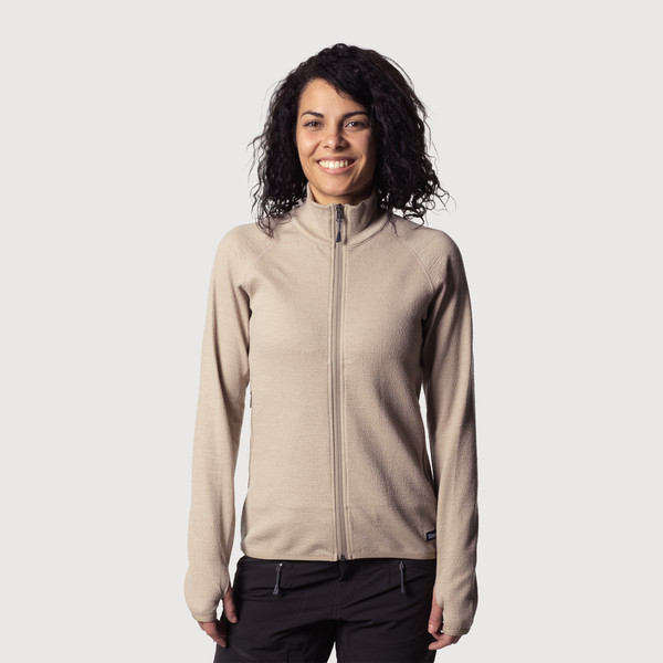 MIDLANA 340 MERINO FULL ZIP W Damen - Wolljacke