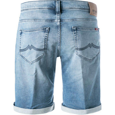 MUSTANG, Jeansshorts, Regular Fit, Baumwoll-Stretch, hellblau