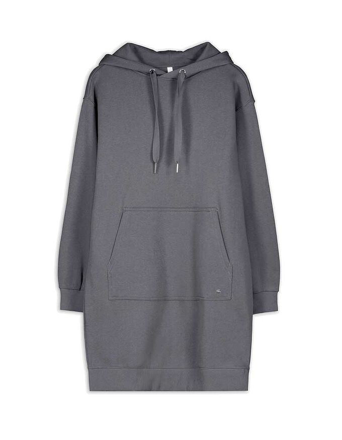 Kleid - Kapuze mit Tunnelzug