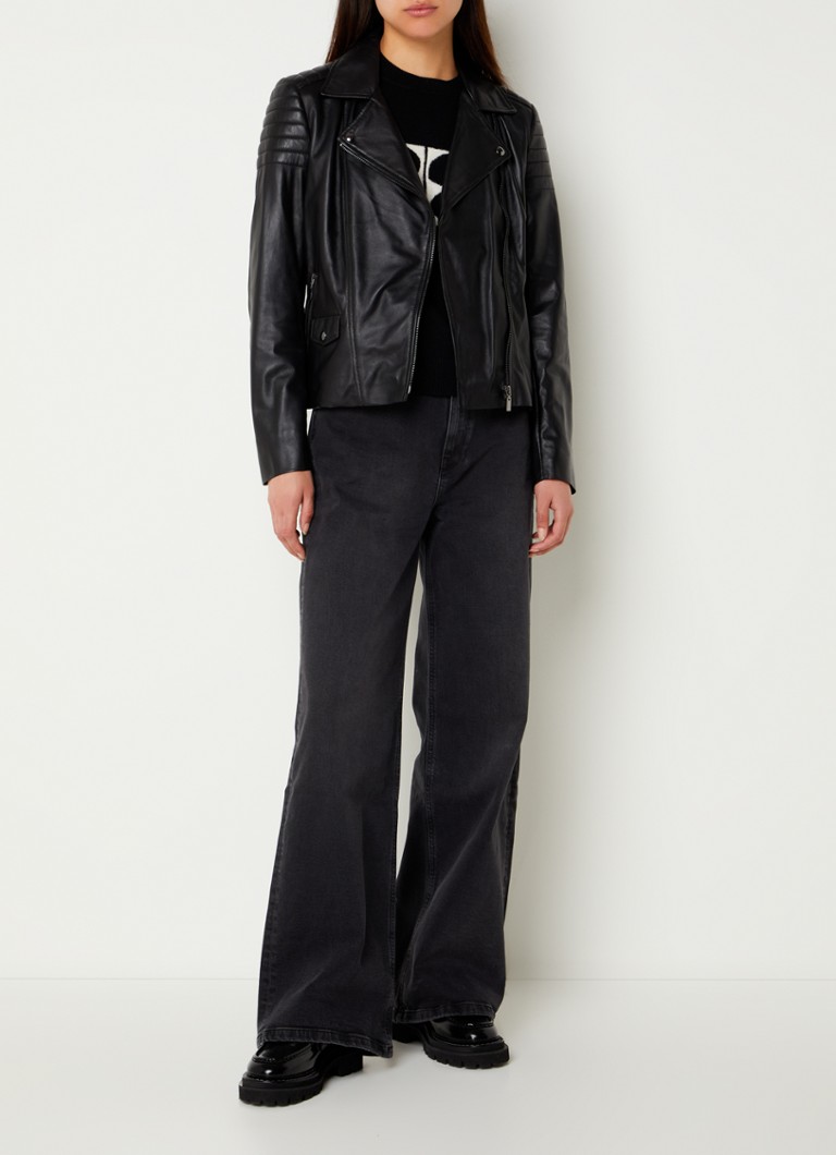 STUDIO AR by Arma Lesley sheepskin biker jacket