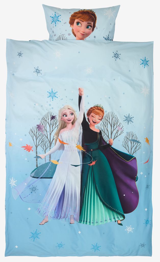 FROZEN Bettwäsche-Set 140x200 hellblau