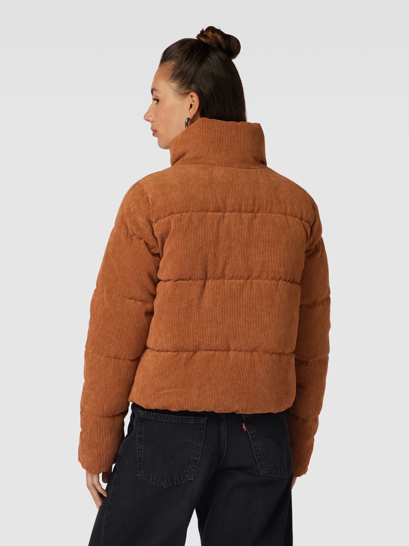 Cordjacke mit Stehkragen Modell 'NEWDOLLY' in camel
