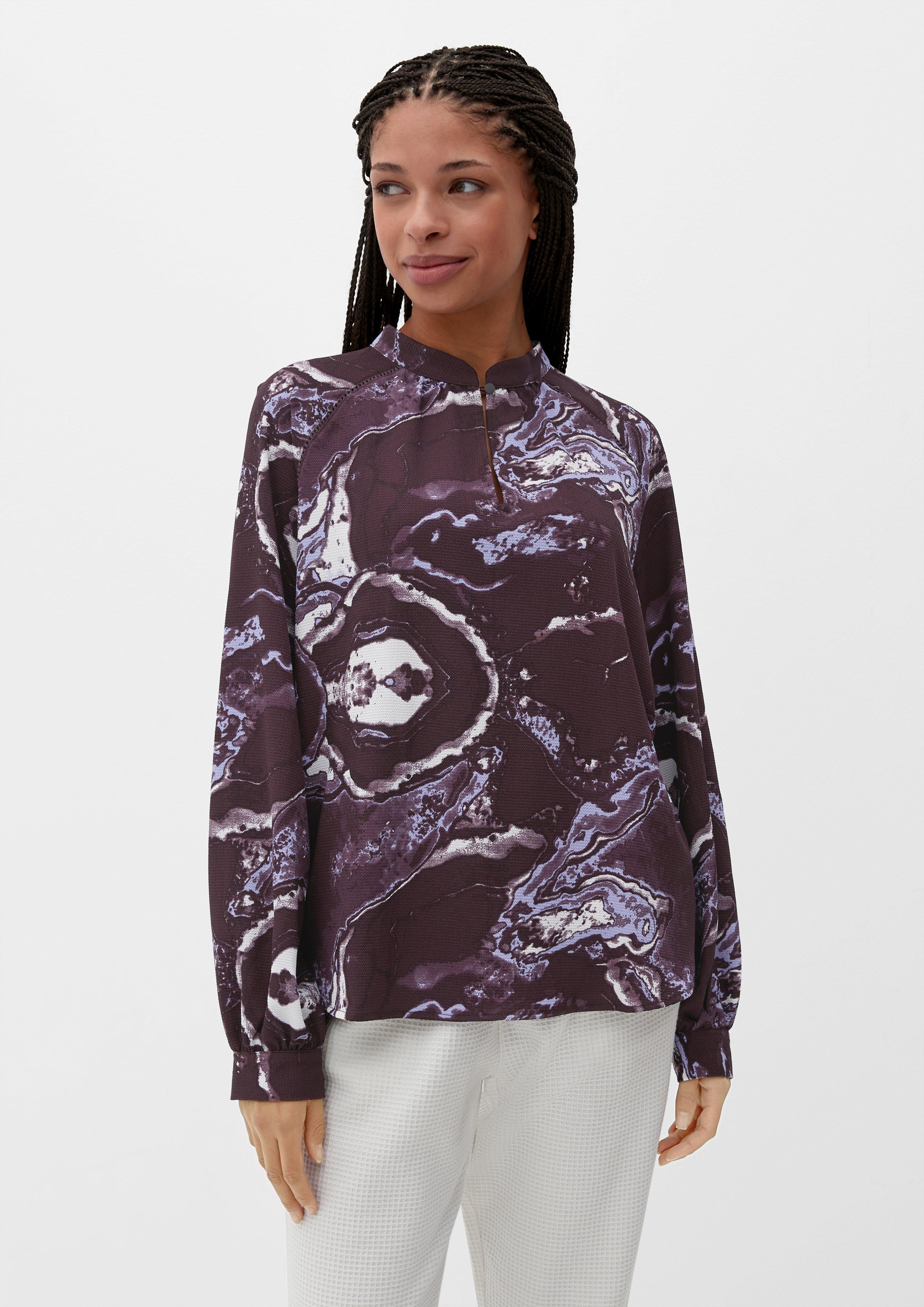 Bluse mit Lochstickerei  2120017-49A0