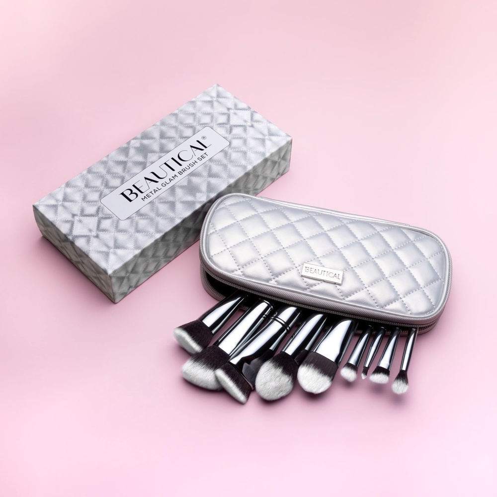 beautical METAL GLAM Set de Pinceaux