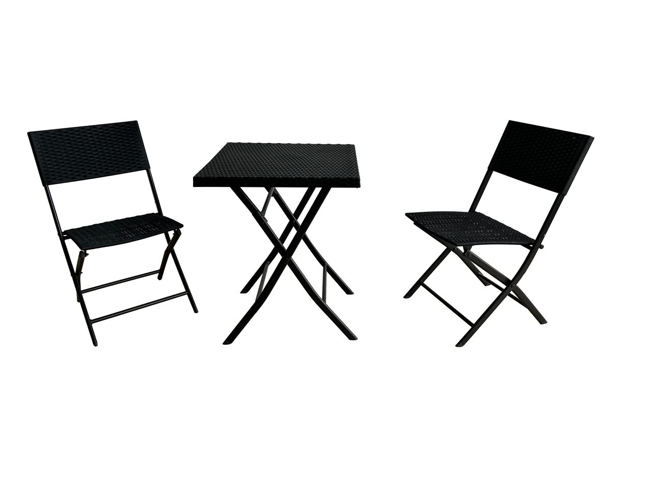 Happy Home Happy Home 3 tlg. Bistro Set HGE46-SCH schwarz