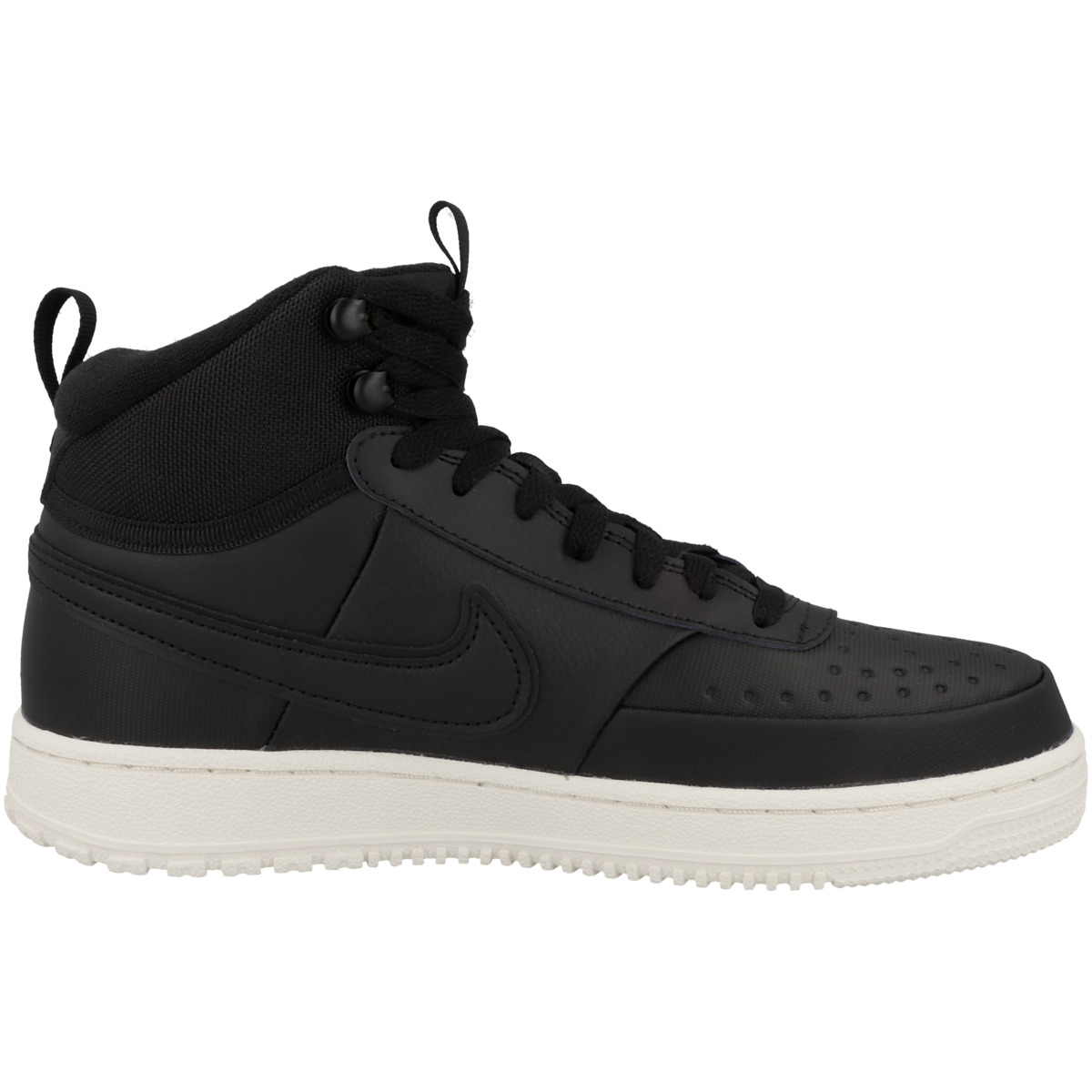 Nike Sportswear Court Vision Mid Winter Sneaker mid schwarz