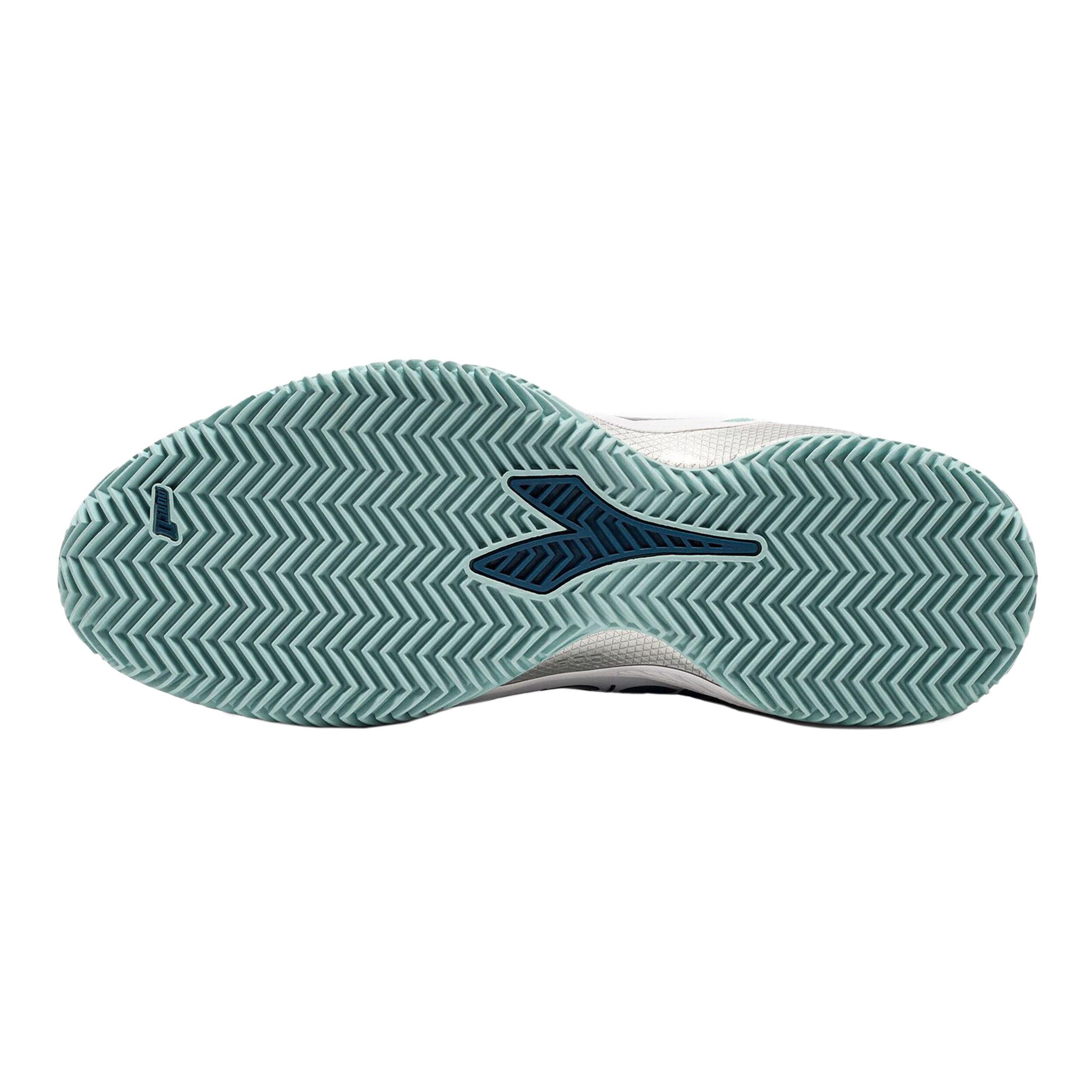 Blushield Torneo 2 Sandplatzschuh Damen - Weiß, Mint