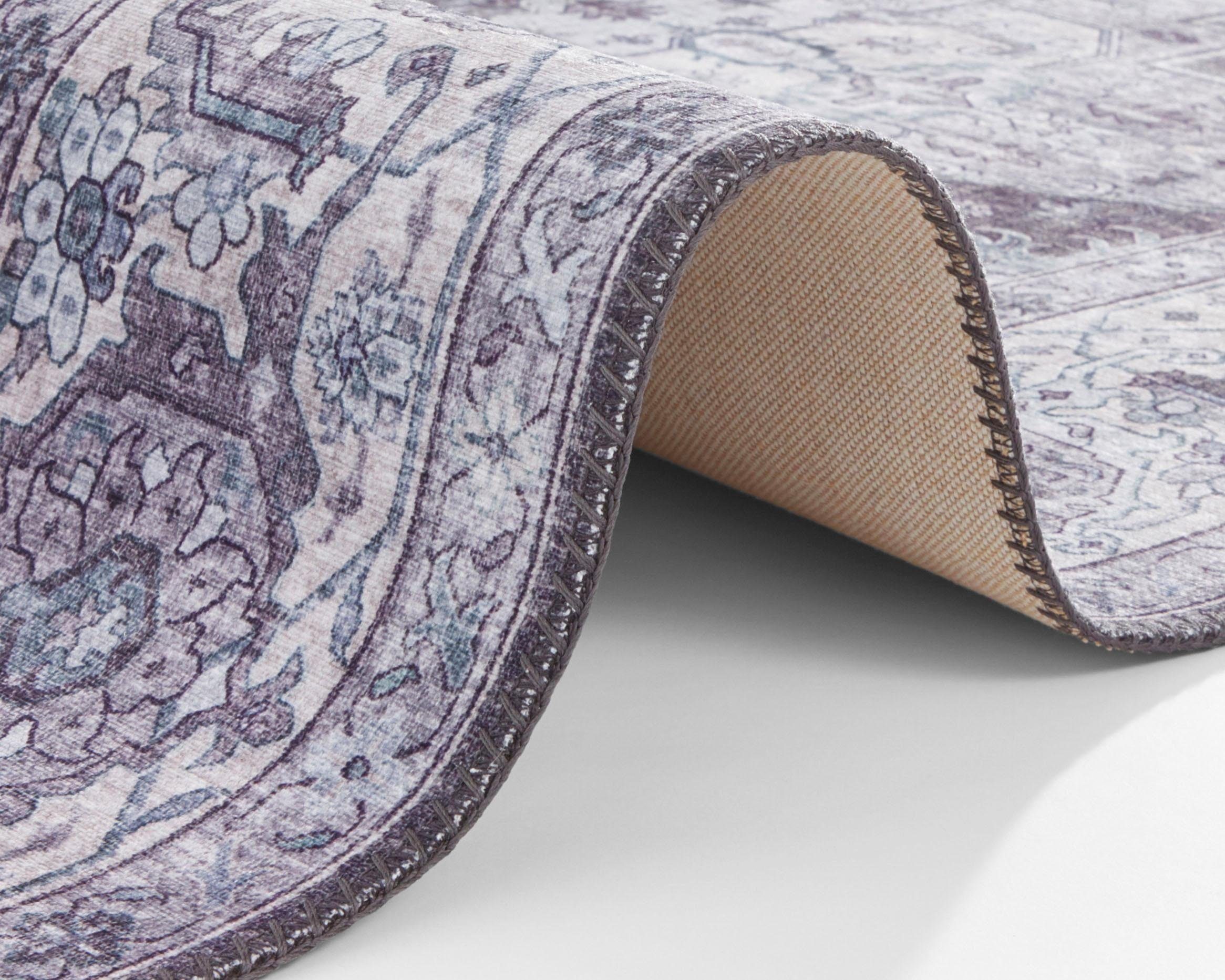 Teppich Sylla, NOURISTAN, rechteckig, Höhe: 5 mm, Orientalisch, Orient, Vintage, Wohnzimmer, Schlafzimmer, Esszimmer